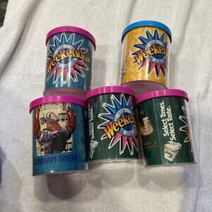 3 Vtg. 1994 R J Reynolds Winston Select Lights Weekends Can Koozies Beer Soda